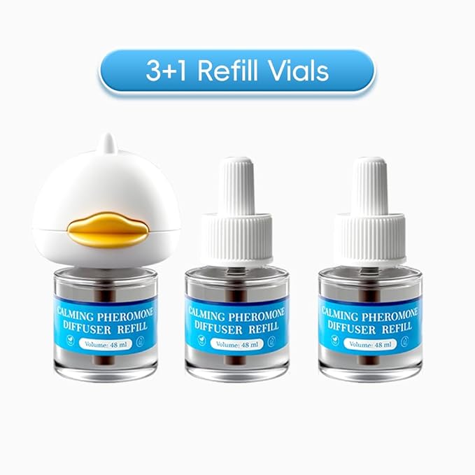 PRO! Dog Calming Diffuser to Stop Peeing in House - Calming Diffusers for Dogs with Pheromones for Anxiety Relief, Pet Calming Aid Device for Dogs Stop Barking and Marking - Bloomnest