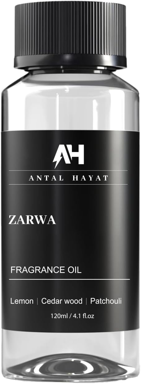 Hotel Scents Diffuser Oil Zarwa 120ml – Aventus Inspired Scent – Luxury Essential Oil for Diffuser – Lemon, Cedarwood, Patchouli – Home Hotel Aroma Oil – Waterless & Ultrasonic Diffuser Refill - Bloomnest