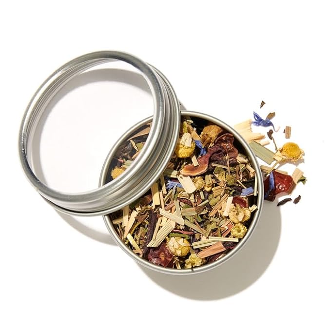 DAVIDsTEA Dreamy Herbals 8‑Tea Gift Set – Variety Box of 8 Caffeine‑Free Herbal Teas – Chamomile, Peppermint & Rooibos Infusions – Tea Sampler, Self‑Care Kit or Sleepytime Tea Collection