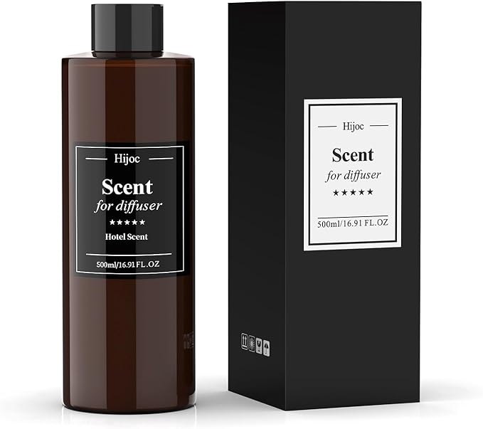 Hotel Style Scent Refill Long Lasting Essential Oil Works with Reed Diffuser,Luxury Aromatherapy Blend Best for Hotel Home Spa,500ml(16.9fl oz) - Bloomnest