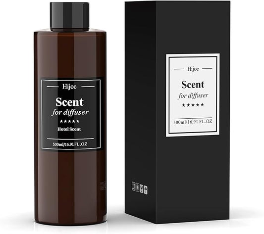 Hotel Style Scent Refill Long Lasting Essential Oil Works with Reed Diffuser,Luxury Aromatherapy Blend Best for Hotel Home Spa,500ml(16.9fl oz) - Bloomnest