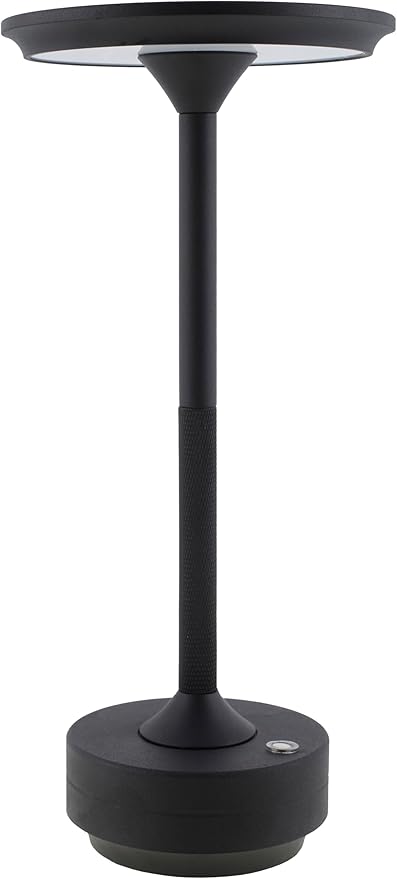Mark&Day Table Lamps, Danna Traditional Black Bedside Table Lamp for Nightstand Bedroom, Living Room or Office (11" H x 5" W x 5" D) - Bloomnest