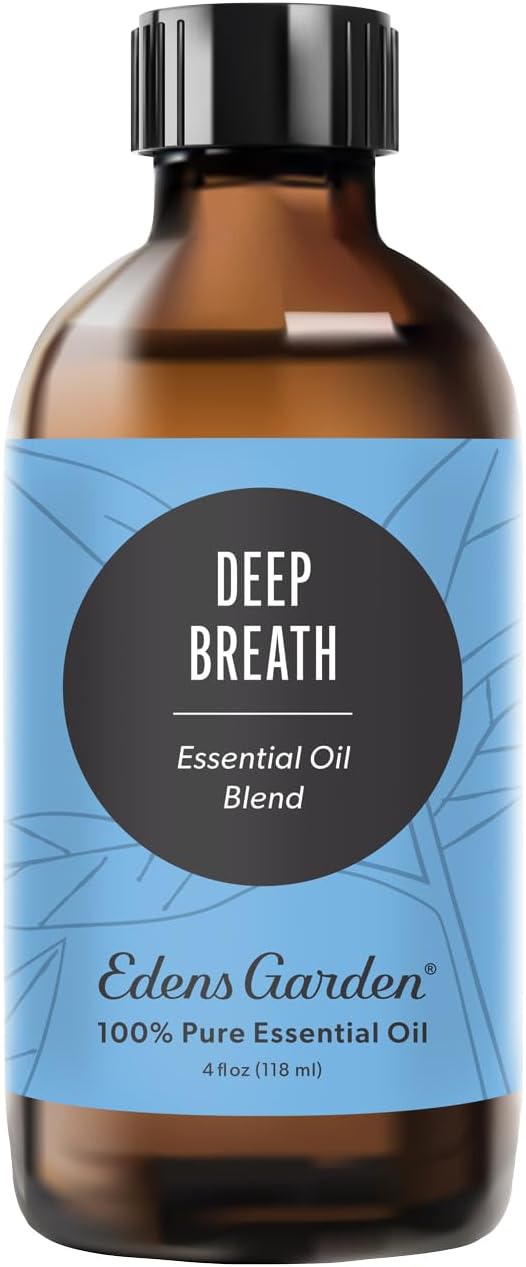 Edens Garden Deep Breath Essential Oil Blend- 100% Pure Premium Grade, Undiluted, Natural, Therapeutic, Aromatherapy, The Best for Skin, Humidifiers, Candle 118 ml (4 fl oz) - Bloomnest
