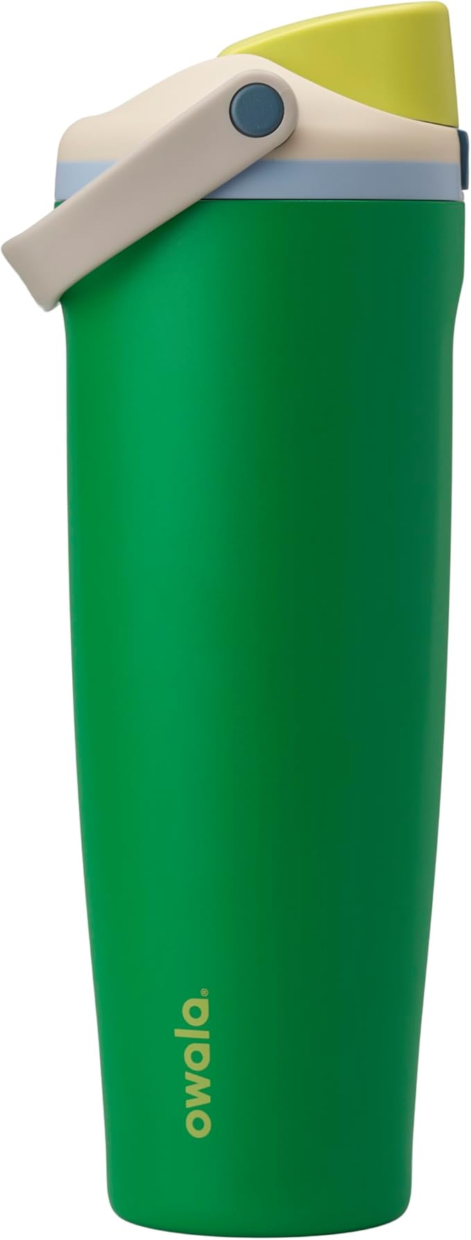 Owala FreeSip Sway Insulated Stainless Steel Water Bottle with Two-Way Spout, Built-In Straw and Bucket Handle, Made for Travel, School, and Sports, 40oz, BPA Free, Leak Proof, Putting Green Owala