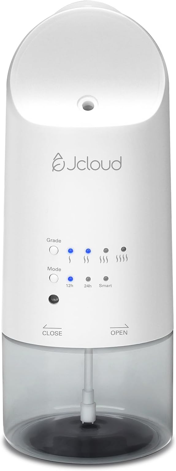 JCLOUD 2025 Plug in Diffuser for Essential Oils, Waterless Scent Diffuser Cover Up to 500 Sq. Ft. for Home, Office, Spa – Portable Smart Wall Diffuser 160ML, White - Bloomnest
