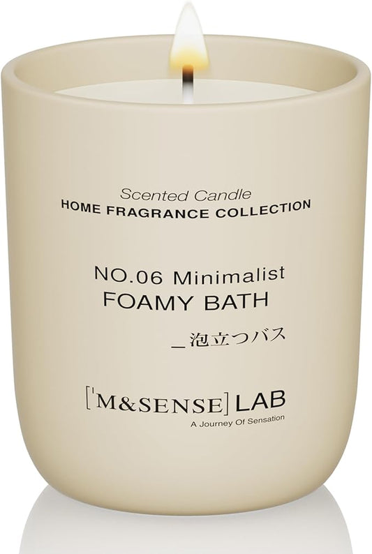 M&SENSE Natural Soy Candle| Fruit Nectar | 5.3 oz | Minimalist Scented Candle for Relaxation, Gifting, Home Décor | for Bedroom, Office, Party Small - Bloomnest