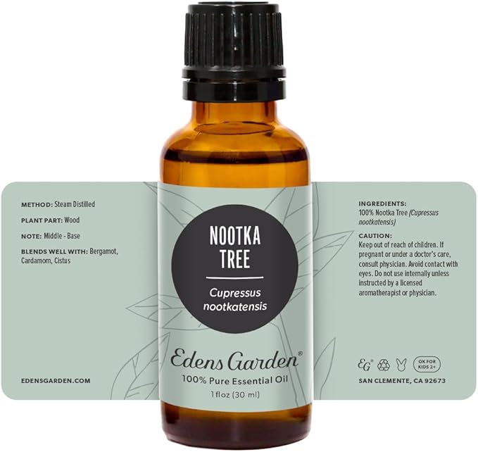 Edens Garden Nootka Tree Essential Oil- 100% Pure Premium Grade, Undiluted, Natural, Therapeutic, Aromatherapy, The Best for Diffuser, Skin, Candle, Laundry 30 ml (1 fl oz) - Bloomnest