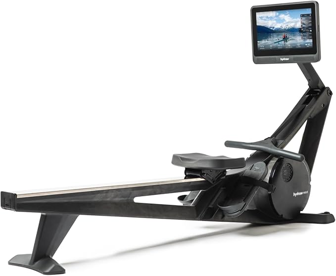 Hydrow Wave Rowing Machine with 16" HD Touchscreen & Speakers - Foldable | Live Home Workouts, Subscription Required - Bloomnest