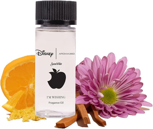 Aroma360 | Disney | I’m Wishing Fragrance Oil Blend | Princess Snow White | Luxury Essential Oil Diffuser | Aromatherapy Scent Diffuser Oil | Orange, Aldehydes & Jasmine 1.7 fl oz, 50mL - Bloomnest