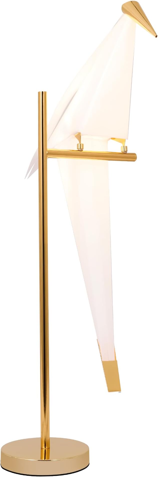 MORE CHANGE 28.5 inch LED Table Lamp, Modern Bird Table Light Gold Metal Fixtures for Living Room Bedroom Office (Table lamp) - Bloomnest