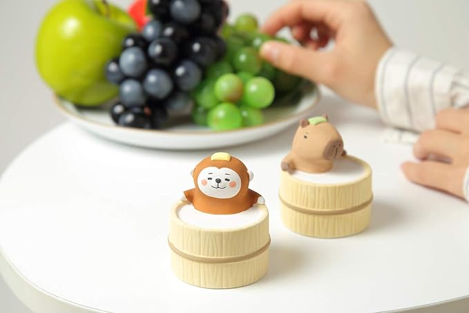Aroma Ceramic Stone Diffuser [Japan Import] Aromatherapy Essential Oil Diffuser, Non Electric, Passive, Unique, Cute, Animal, Design for Women, Men, and Gifts (Bathing Cat) - Bloomnest