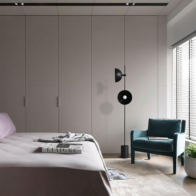 Contemporary Floor Lamp Nordic Creative Simple LED Standing Light for Home Living Room Bedroom Study Hotel (A) - Bloomnest