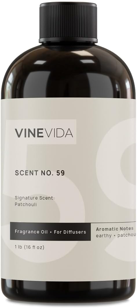 VINEVIDA [16 Fl Oz] Patchouli Fragrance Oil for Cold Air Diffusers, Essential Oils for Diffuser Oil Refill & Air Freshener Room Spray - Bloomnest