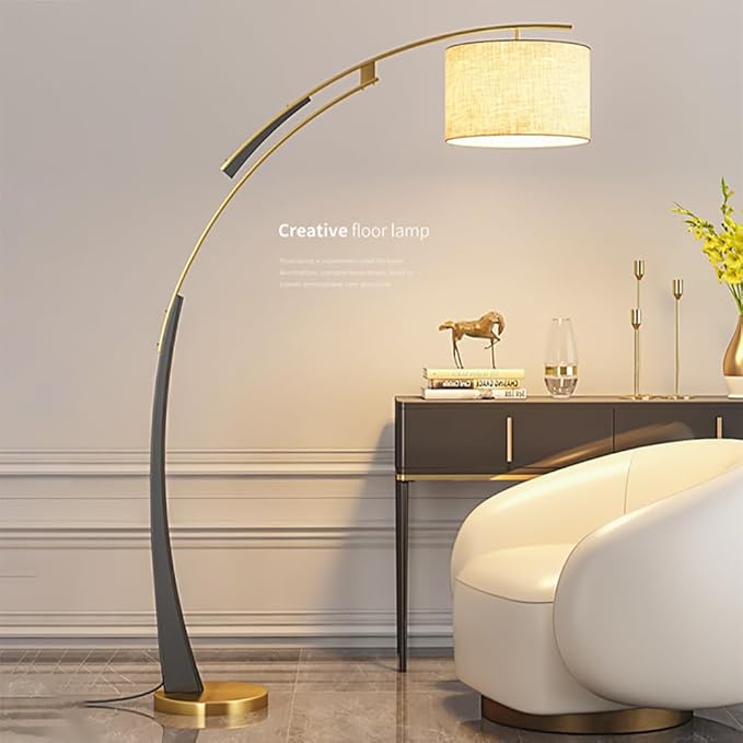 Nordic Fishing Floor Lamp Modern Family Living Room Beside The Sofa Creative LED Decorative Standing Light (Y) - Bloomnest