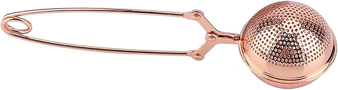 Snap Ball Tea Strainer, Snap Tea Ball Infuser, Rose Gold Stainless Steel Snap Ball Infuser for Loose Leaf Tea - Bloomnest