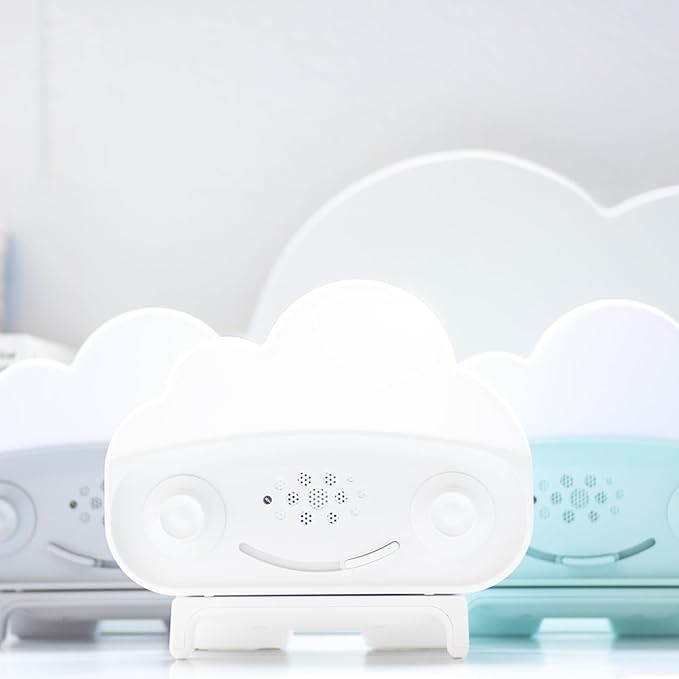 Happiest Baby SNOObie Smart White Noise Machine - Portable Baby Sound Machine with Night Light - 12 Soothing Sounds for Sleep Training, White - Bloomnest