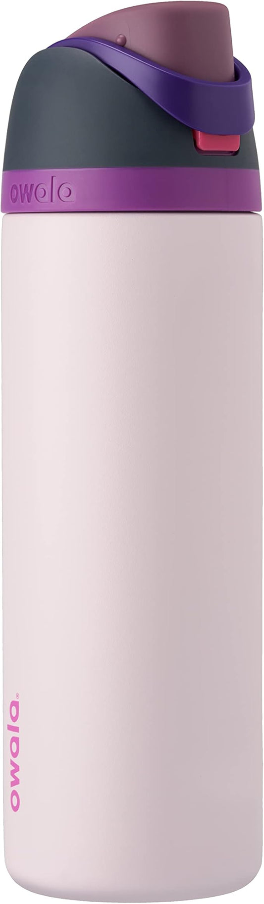 Owala FreeSip Insulated Stainless Steel Water Bottle with Straw for Sports, Travel, and School BPA-Free Sports Water Bottle, 40 oz, Dreamy Field Owala