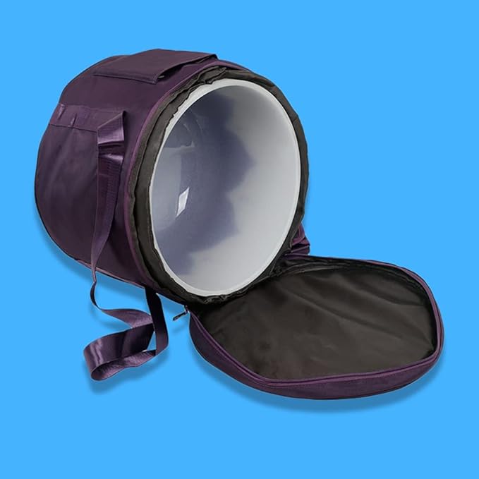 Vaguelly Singing Bowl Carrying Case Crystal Singing Bowl Carrying Case Bag 12inch Sound Healing Instrument Travel Bag For Sound Healing and Meditation Purple - Bloomnest