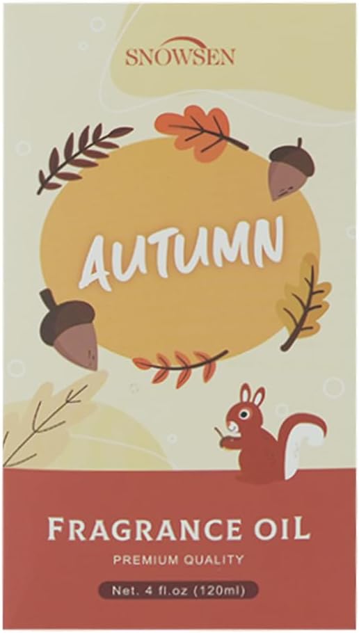Autumn Wreath Fragrance Oil, Huge 4 Fl Oz, Premium Grade Essential Oil for Diffuser and Aromatherapy, Fall Scent for Soap Making, DIY Candle, Spray, Long Lasting Seasonal Scents - Bloomnest