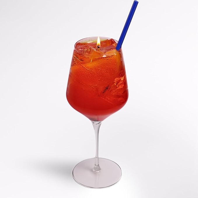 Aperol Spritz Citrus Candle, 140 Hour Long-lasting Burn Handcrafted Decorative Candles for Home Scented, Bar Cart Accessories & Kitchen Decor Orange Candle, Unique Birthday Candles - Bloomnest