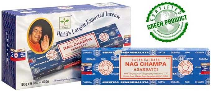 Satya Nag Champa 200 gram Incense Sticks for Positivity, Meditation, Relaxation, Yoga, Healing by Giftbrit