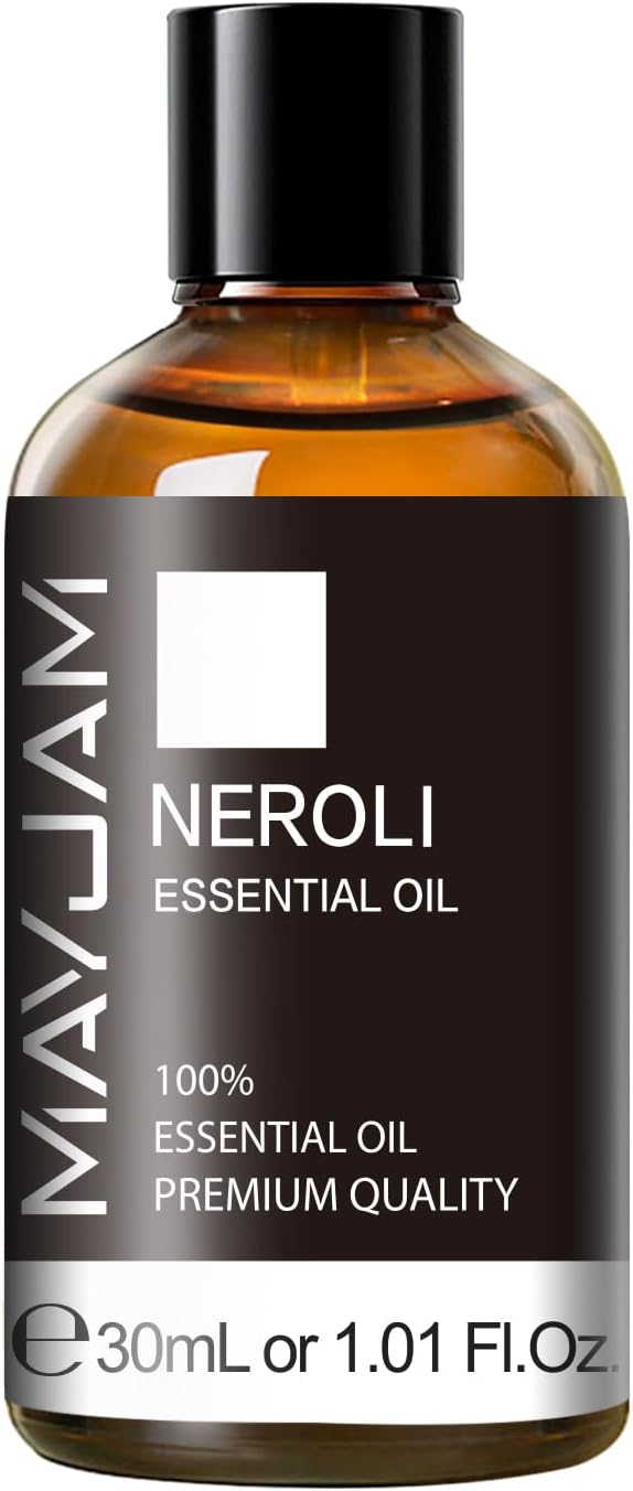 Neroli Essential Oil 30ML/ 1.01FL.OZ, MAYJAM Pure Neroli Oil for Massage, Diffuser, Soap Making, Long Lasting Scents - Bloomnest