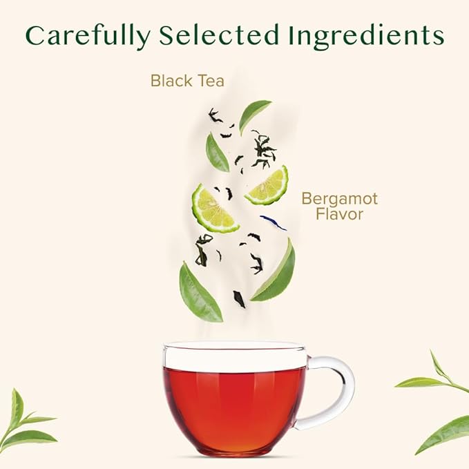 VAHDAM, Earl Grey Tea Loose Leaf 170+ Cups (340g/12oz) Citrusy & Delicious Black Tea blended with 100% Natural Oil of Bergamot | Brew Hot/Iced Tea - Bloomnest