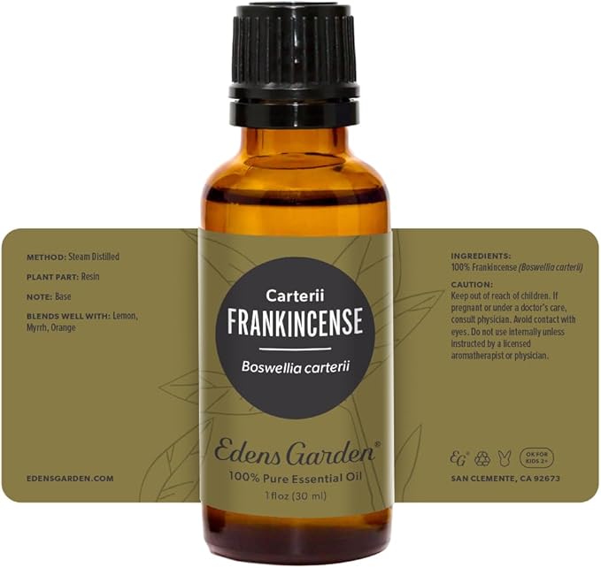 Edens Garden Frankincense- Carterii Essential Oil, 100% Pure Therapeutic Grade (Undiluted Natural/Homeopathic Aromatherapy Scented Essential Oil Singles) 30 ml - Bloomnest