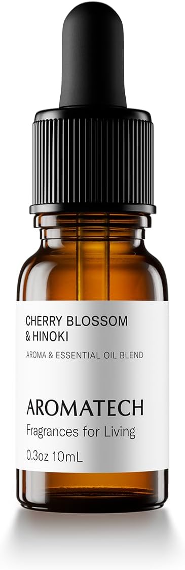 AromaTech Cherry Blossom & Hinoki Aroma Oil for Scent Diffuser - 10 Milliliter
