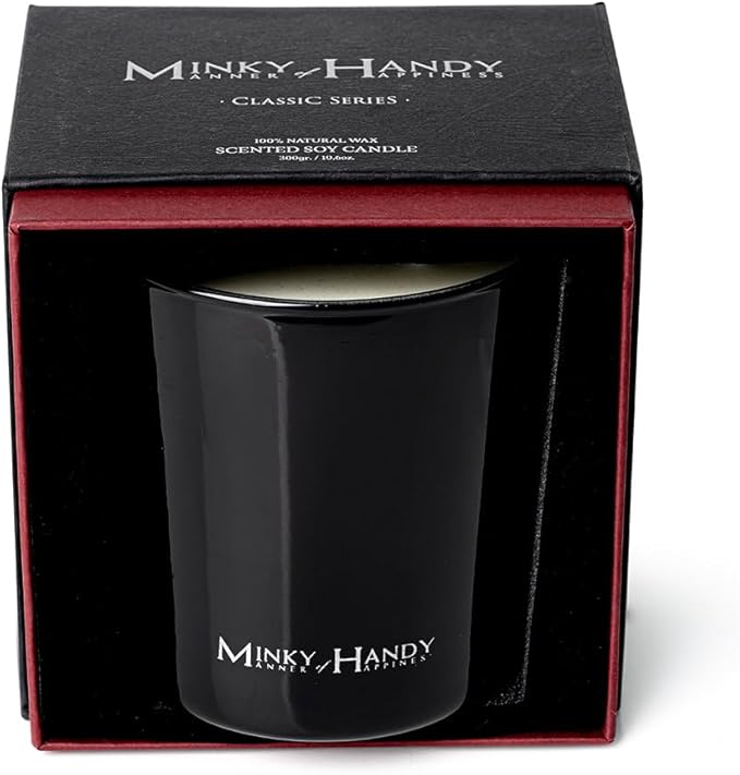 Highly Scented Soy Candles - Tobacco Oud Sandalwood Cedar - Large 2 Wick Black Jar Candle - Clean Burn - Gifts for Men and Women - 10oz - Bloomnest