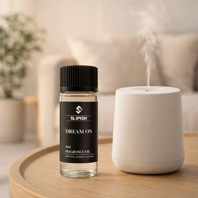 Dream On Diffuser Oil 20ml – Luxury Hotel-Inspired Fragrance Oil for Aroma Diffusers – White Tea, Cedar & Aloe Vera Notes – Long-Lasting Home & Office Scent Blend - Bloomnest