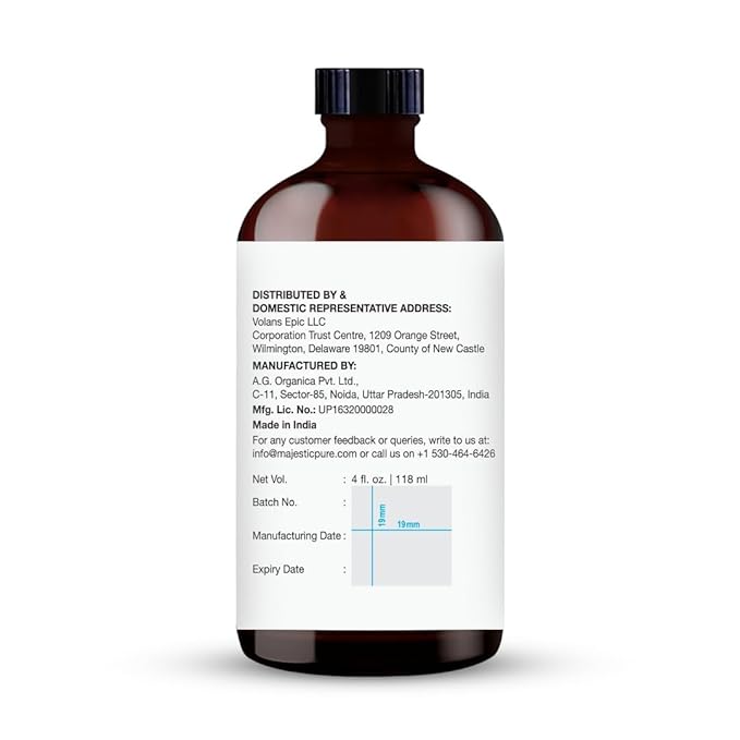 Majestic Pure Basil Essential Oil with Glass Dropper - Huge 4 Fl Oz - 100% Pure and Natural Basil Oil - Premium Grade Essential Oils for Diffuser, Aromatherapy, Soap and Candle Making - Bloomnest