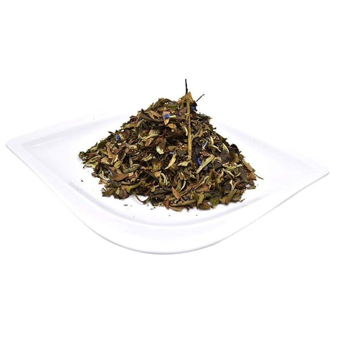 Organic Positively Tea Company, Açaí White Tea, Loose Leaf, 4 Ounce - Bloomnest