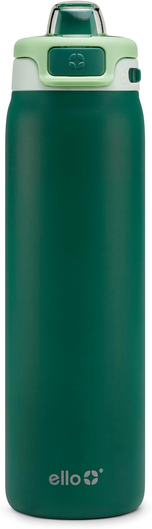 Ello Pop & Fill Insulated Stainless Steel Water Bottle with Quick Fill Lid, Leakproof Locking, Sip or Chug Spout, BPA-Free, Double Wall Vacuum Insulated for Sports, Travel & School- 22oz / 32oz / 40oz Ello
