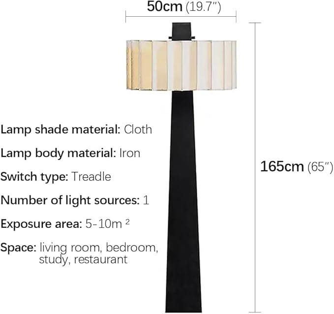 Contemporary Floor Lamps LED Nordic Fashion Simple Design Standing Light for Home Living Room Bedroom Decor(B) - Bloomnest