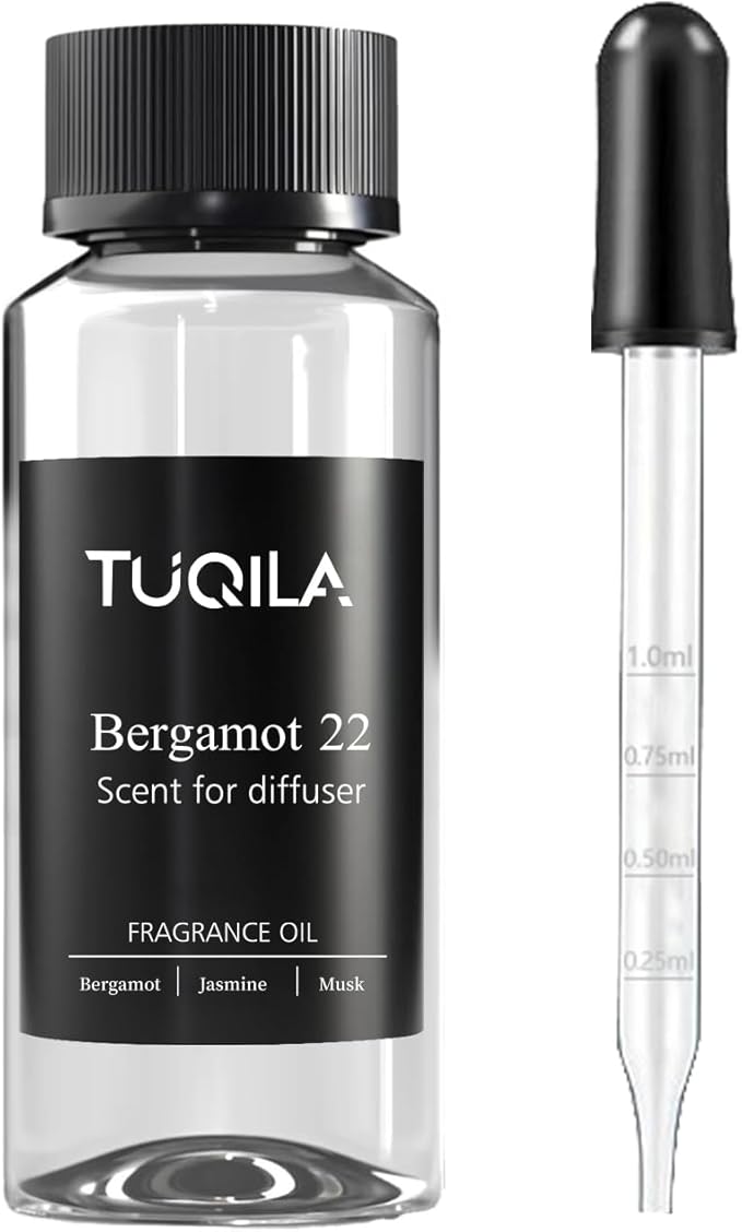 Hotel Bergamot Essential Oil - 120ML Waterless Scent Oil for Cold Air Diffusers, Luxury Aroma Fragrance Oils for Home, Spa & Office-Long Lasting Aromatic Oil for Waterless Diffusers - Bloomnest