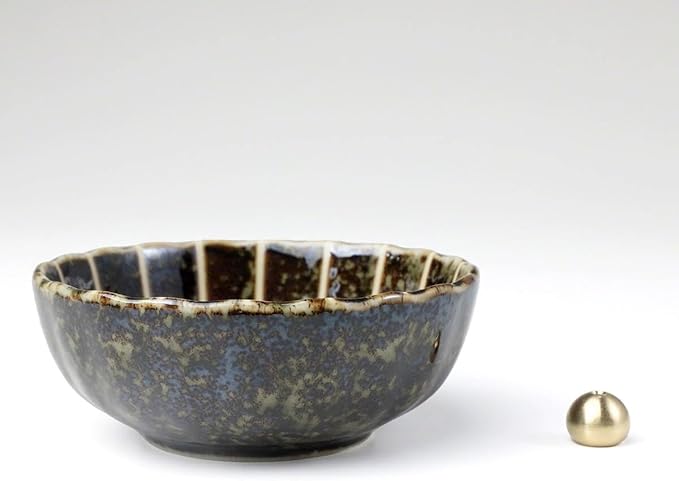 Asayu Japan Traditional Incense Gift Set with Brass Stand, Forest Scent with Green Lotus Incense Holder