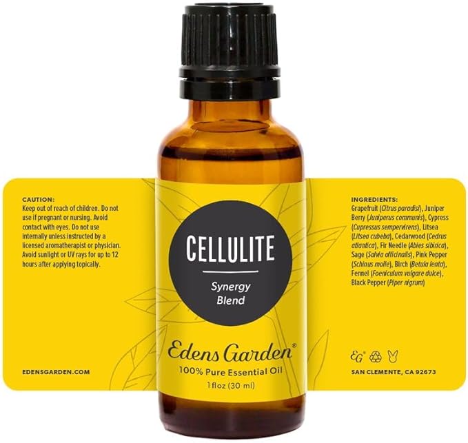 Edens Garden Cellulite Essential Oil Blend- 100% Pure Premium Grade, Undiluted, Natural, Therapeutic, Aromatherapy, The Best for Skin, Face, Humidifiers 118 ml (4 fl oz) - Bloomnest