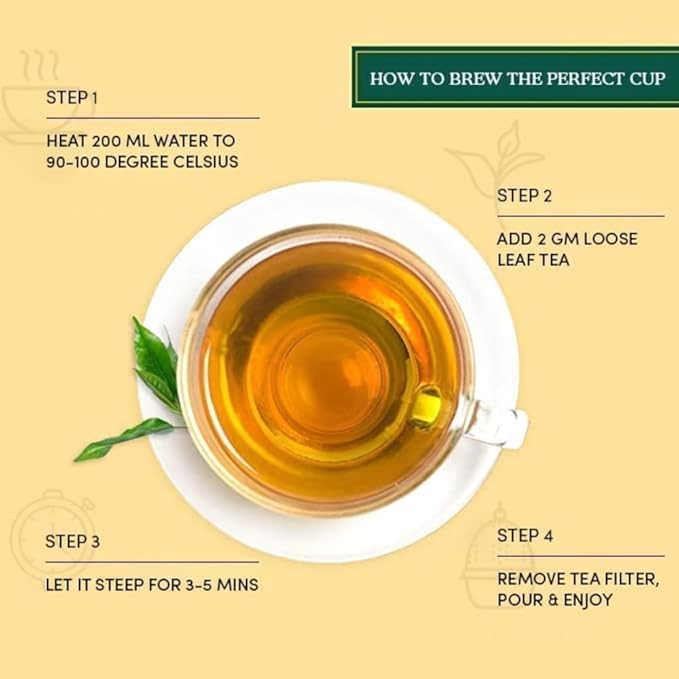 VAHDAM, Second Lopchu Golden Orange Pekoe Black Tea| 40+ cups, 3.53 oz | Pure 100% Unblended Darjeeling Black Tea Loose Leaf | Single Estate Tea - Bloomnest