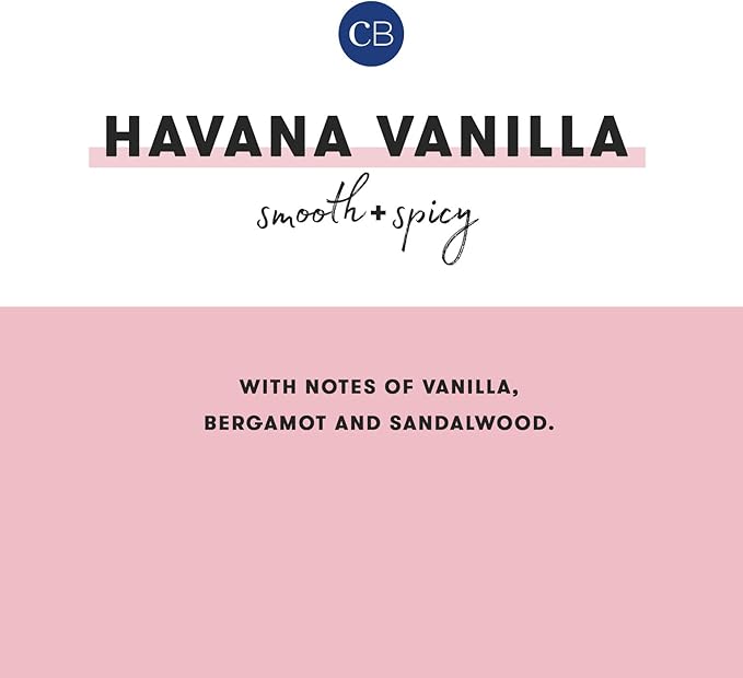 Capri Blue Scented Candles - Pattern Play Glass Jar Candles - Long Lasting Soy Wax Blend - Luxury Home Decor - Notes of Vanilla, Bergamot, & Sandalwood - Gifts for Women (Havana Vanilla, 8 oz) - Bloomnest