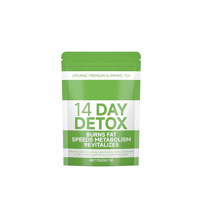 Natural plant slimming tea to help you lose weight - 14-day detoxifying slimming tea, smooths belly fat, reduces appetite, 5g*15 bags - Bloomnest