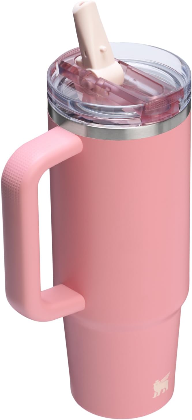 STANLEY Quencher ProTour Flip Straw Tumbler with Leakproof Lid | Built-In Straw & Handle | Cupholder Compatible for Travel | Insulated Stainless Steel Cup | BPA-Free