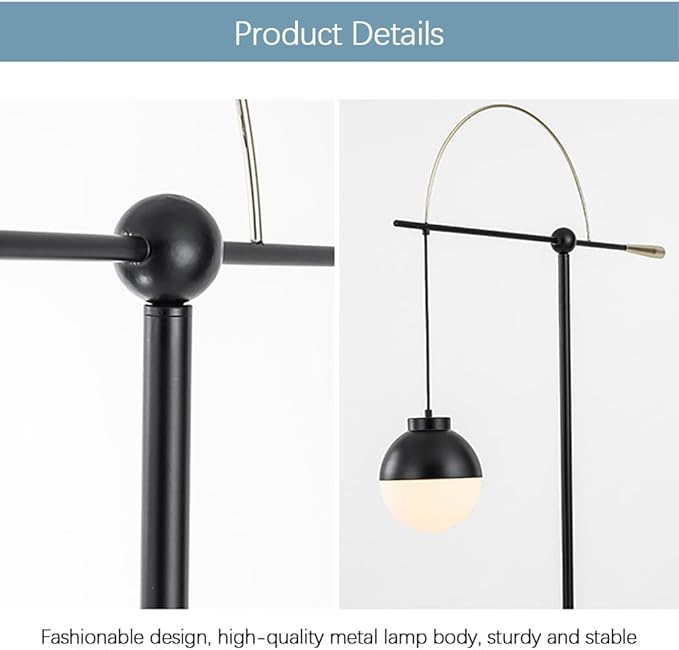 Nordic Floor Lamp Fashionable Modern Family Iiving Room Bedroom Creativity LED Decorative Standing Lightl (R) - Bloomnest