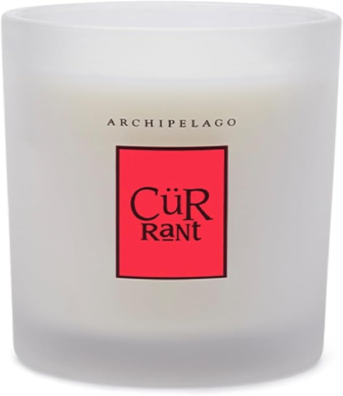 Archipelago Botanicals Hand-Poured Soy Wax Blend Scented Candle with Fragrance Oils, Lead-Free Cotton Wicks, Glass Candle Jar with Gift Box, Burns Approx. 60 Hours, Currant, 10 Oz. - Bloomnest