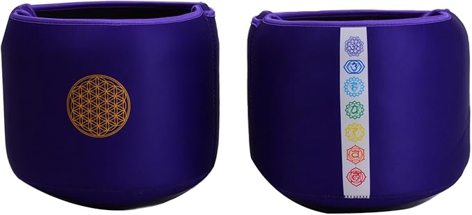 FMTY 6 inch Soft Carrying Bag for Crystal Singing Bowls Travel Carrier Case for Sound Healing Bath Bowl - Bloomnest