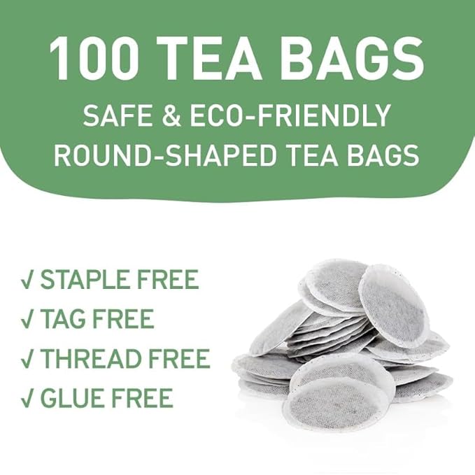 HANDPICK Masala Chai Tea Bags (100 Count) Strong Robust & Aromatic, Blended with Exotic Spices, Cinnamon, Black Pepper, Cloves & Cardamom - Premium Quality Eco-conscious Round Bags - Bloomnest