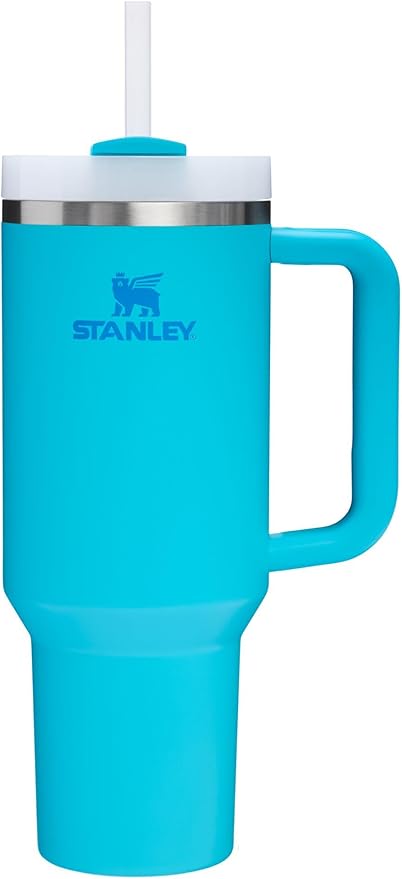 Stanley Quencher H2.0 Tumbler with Handle and Straw 40 oz | Flowstate 3-Position Lid | Cup Holder Compatible for Travel | Insulated Stainless Steel Cup | BPA-Free | Splash