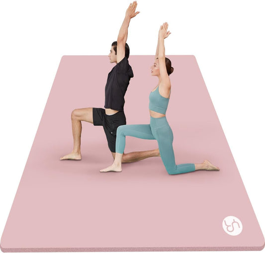 Large Yoga Mat 78"x 51" 20mm/15mm Thick Workout Mats for Home Gym, Extra Wide Workout for Women Men Gym Flooring Exercises