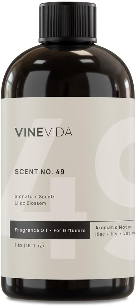 VINEVIDA [16 Fl Oz] Lilac Blossom Fragrance Oil for Cold Air Diffusers, Essential Oils for Diffuser Oil Refill & Air Freshener Room Spray - Bloomnest