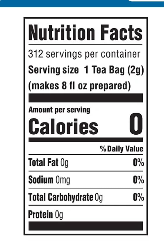 Black Tea Bags, Individually Wrapped 100 Count - Bloomnest